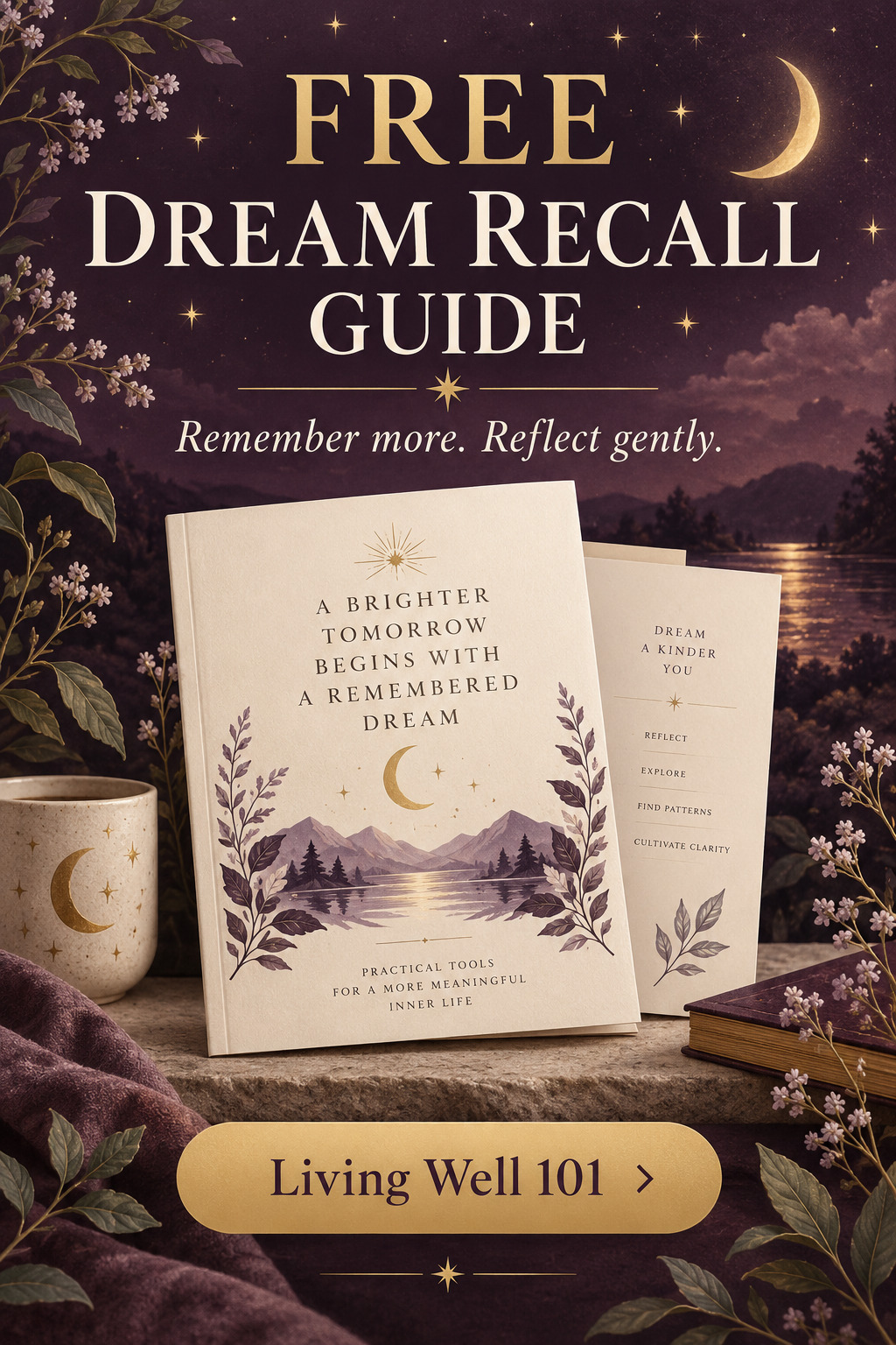 Free Dream Recall and Reflection Guide from Living Well 101